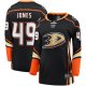 Women's Anaheim Ducks Max Jones Fanatics Black Home Breakaway Player Jersey