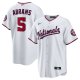 Men's Washington Nationals C.J. Abrams Nike White Home Replica Jersey