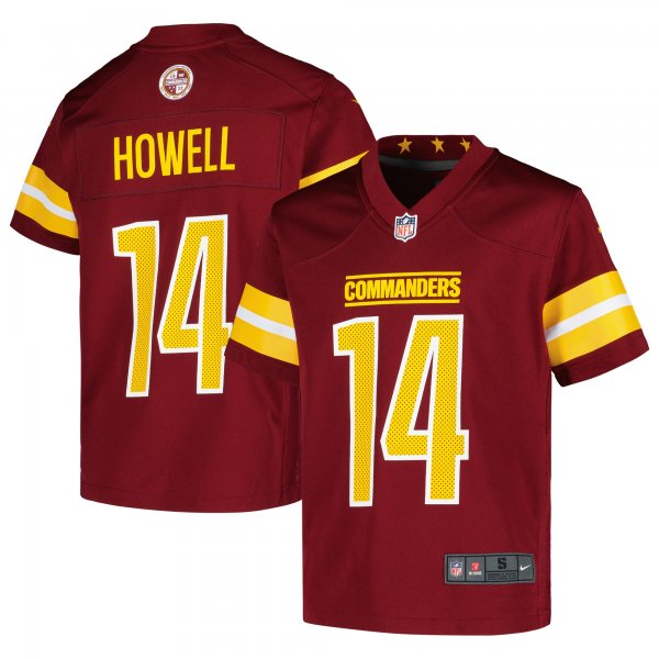 Youth Washington Commanders Sam Howell Nike Burgundy Game Jersey