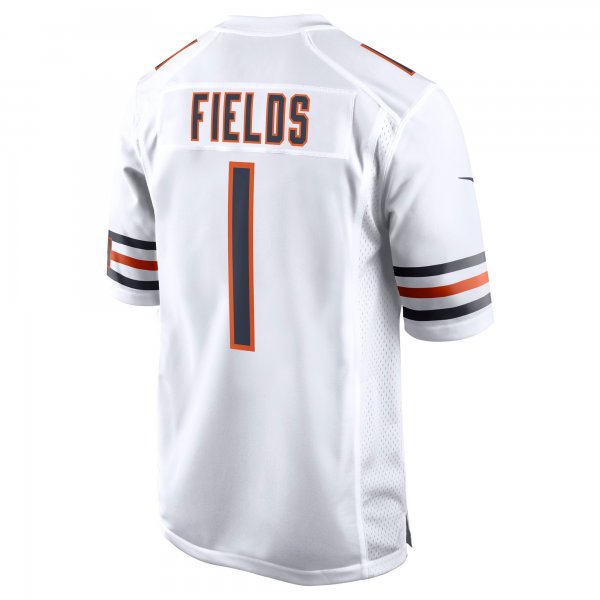 Men's Chicago Bears Justin Fields Nike White Game Jersey