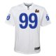 Youth Los Angeles Rams Aaron Donald Nike White Super Bowl LVI Game Patch Jersey