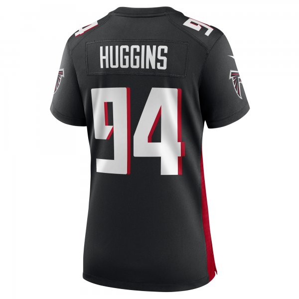 Women's Atlanta Falcons Albert Huggins Nike  Black Team Game Jersey