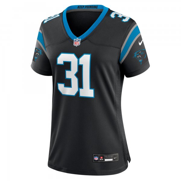 Women's Carolina Panthers Lamar Jackson Nike  Black  Game Jersey