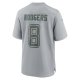 Men's New York Jets Aaron Rodgers Nike Heather Gray Atmosphere Fashion Game Jersey