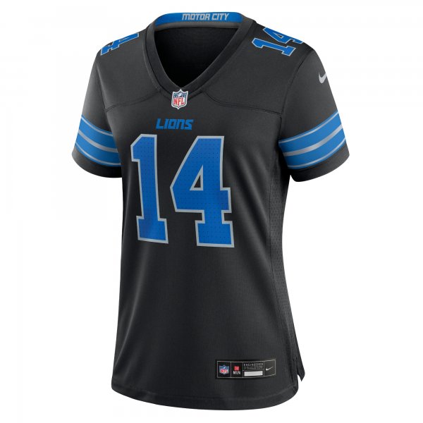 Women's Detroit Lions Amon-Ra St. Brown Nike Black 2nd Alternate Game Jersey