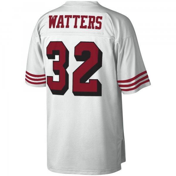 Men's San Francisco 49ers Ricky Watters Mitchell & Ness White Legacy Replica Jersey