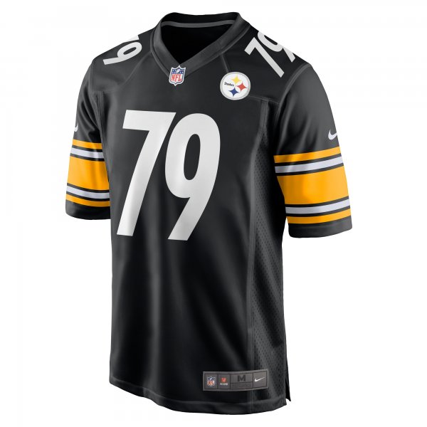 Men's Pittsburgh Steelers Renell Wren Nike  Black  Game Jersey