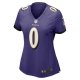 Women's Baltimore Ravens Roquan Smith Nike Purple Team Game Jersey