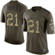 Nike Buffalo Bills #21 Jordan Poyer Men's Limited Green Salute To Service NFL Nike Jersey