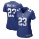 Women's New York Giants Gary Brightwell Nike Royal Team Game Player Jersey