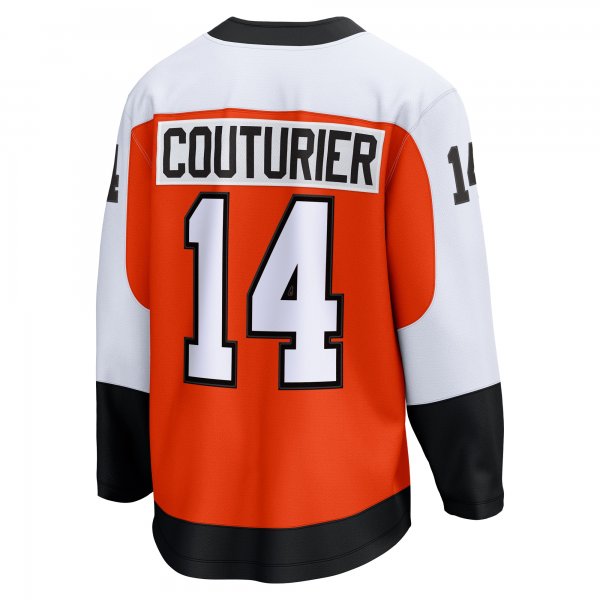 Men's Philadelphia Flyers Sean Couturier Fanatics Orange Home Breakaway Jersey