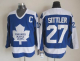 Men's Toronto Maple Leafs #27 Darryl Sittler Blue C Throwback NHL Jersey