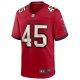 Men's Tampa Bay Buccaneers Devin White Nike Red Game Player Jersey