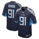 Men's Tennessee Titans Shakel Brown Nike  Navy  Game Jersey