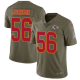 Nike Kansas City Chiefs #56 Derrick Johnson Olive Men's Stitched NFL Limited 2017 Salute to Service Jersey