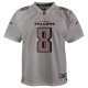 Youth Atlanta Falcons Kyle Pitts Nike Gray Atmosphere Game Jersey