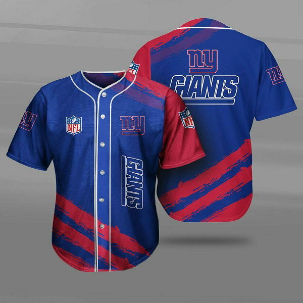 New York Giants NFL Stitched Fashion Baseball Legend Jersey