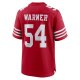 Women's San Francisco 49ers Fred Warner Nike Scarlet Team Game Player Jersey