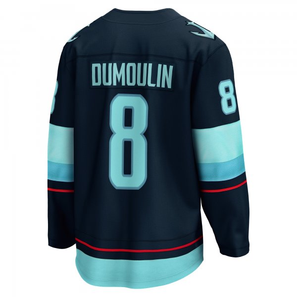 Men's Seattle Kraken Brian Dumoulin Fanatics Deep Sea Blue Home Breakaway Player Jersey