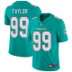 Nike Miami Dolphins #99 Jason Taylor Aqua Green Team Color Men's Stitched NFL Vapor Untouchable Limited Jersey