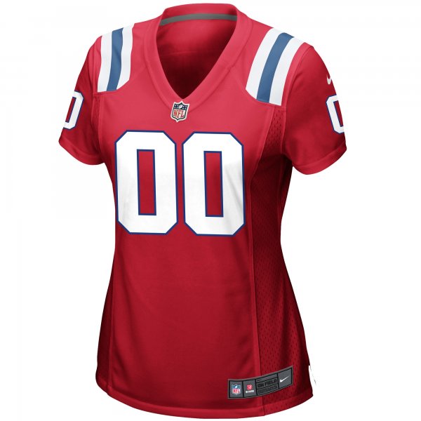 Women's New England Patriots Nike Red Alternate Custom Jersey