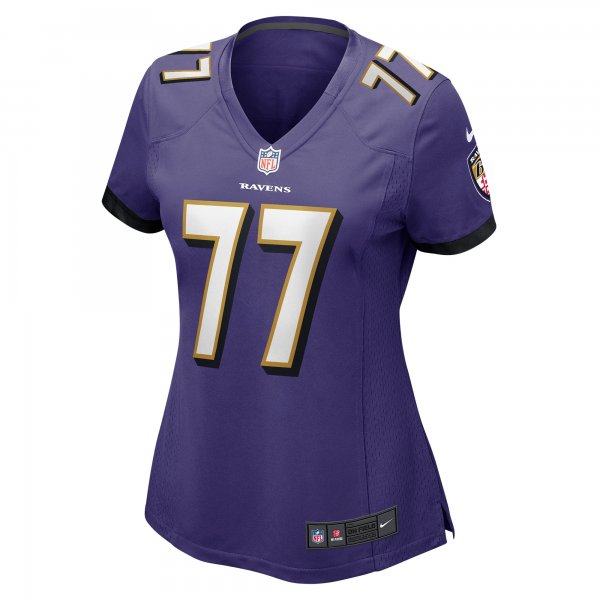 Women's Baltimore Ravens Daniel Faalele Nike Purple Player Game Jersey