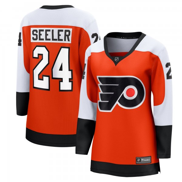 Women's Philadelphia Flyers Nick Seeler Fanatics Orange Home Breakaway Player Jersey