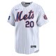 Men's New York Mets Pete Alonso Nike White 2024 MLB World Tour London Series Home Limited Player Jersey