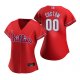 Women's Philadelphia Phillies Custom Nike Red 2020 Alternate Jersey