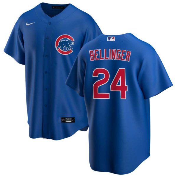 Men's Chicago Cubs #24 Cody Bellinger Nike Alternate Jersey