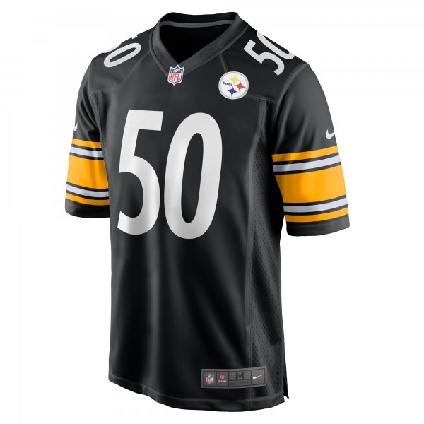 Men's Pittsburgh Steelers Elandon Roberts Nike  Black  Game Jersey