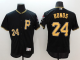 Pittsburgh Pirates #24 Barry Bonds Black Flexbase Collection Stitched MLB Jersey