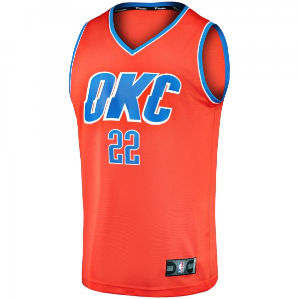 Youth Oklahoma City Thunder Cason Wallace Fanatics Orange Fast Break Replica Player Jersey - Statement Edition