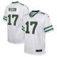 Youth New York Jets Garrett Wilson Nike Legacy White Game Jersey