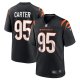 Men's Cincinnati Bengals Zach Carter Nike Black Game Player Jersey