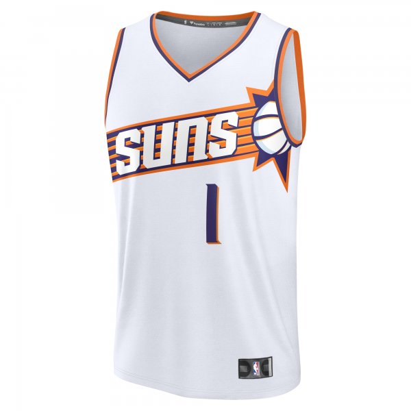 Youth Phoenix Suns Devin Booker Fanatics White Fast Break Replica Player Jersey - Association Edition