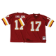 Men's Mitchell & Ness Washington Football Team #17 Doug Williams Red NFL 1987 Legacy Home Jersey