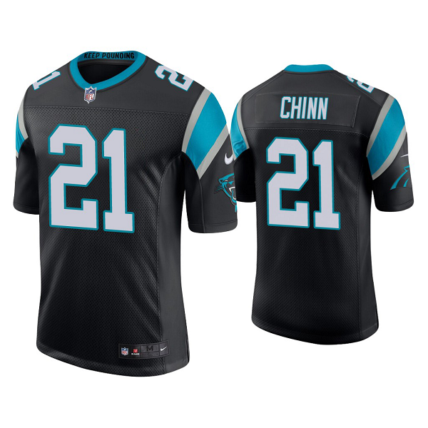 Men's #21 Jeremy Chinn Carolina Panthers Black 2020 NFL Draft Vapor Limited Jersey