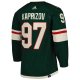 Men's Minnesota Wild Kirill Kaprizov adidas Green Home Primegreen Player Jersey