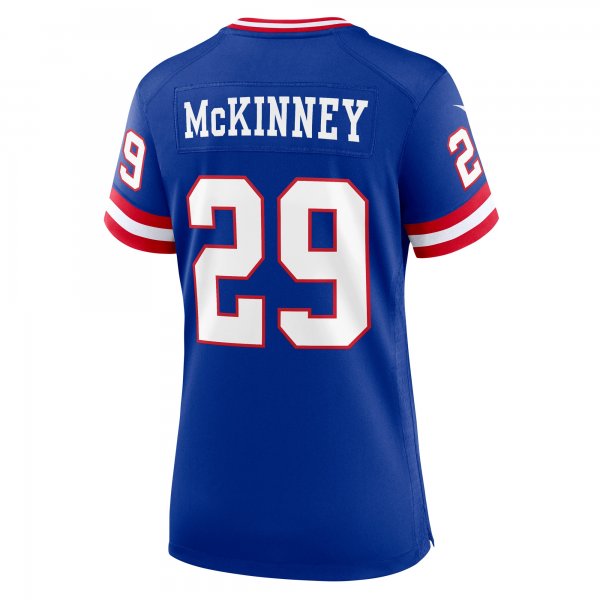 Women's New York Giants Xavier McKinney Nike Royal Classic Player Game Jersey