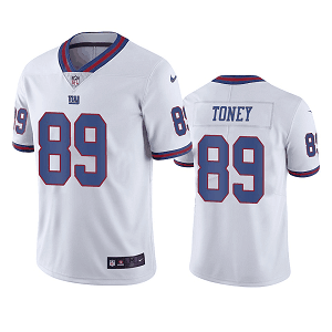 Men's New York Giants #89 Kadarius Toney White Color Rush Limited Jersey