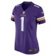 Women's Minnesota Vikings Greg Joseph Nike Purple Game Jersey