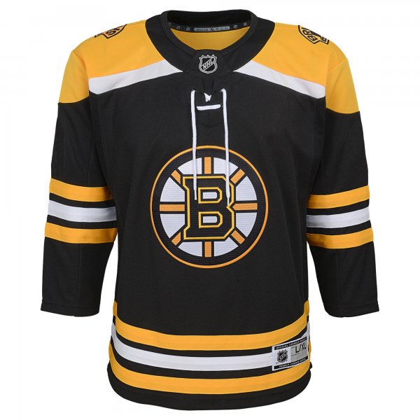 Youth Boston Bruins Black Home Blank Premier Jersey