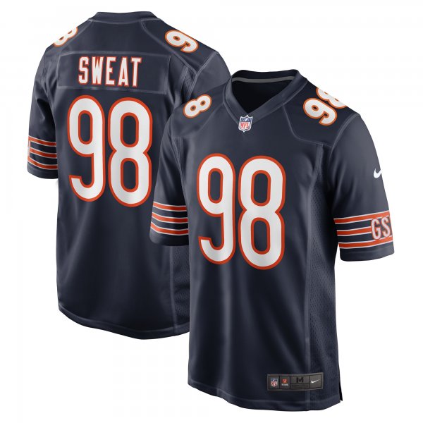 Men's Chicago Bears Montez Sweat Nike  Navy  Game Jersey