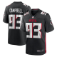 Men's Atlanta Falcons #93 Calais Campbell Nike Limited Player Black Jersey