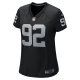 Women's Las Vegas Raiders Richard Seymour Nike Black Retired Player Game Jersey