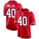 Men's Buffalo Bills #40 Von Miller Alternate Game Red Jersey