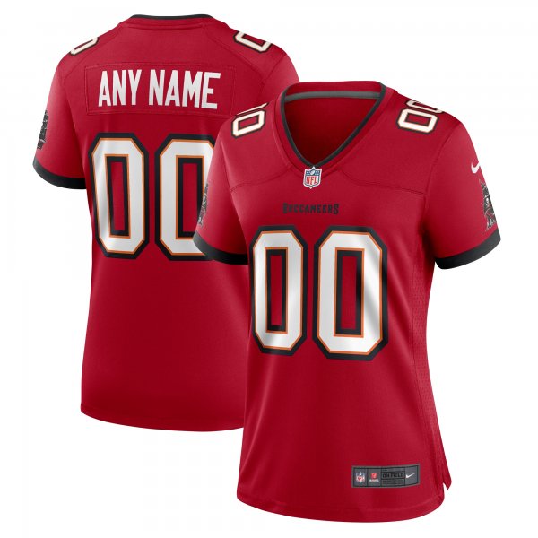 Women's Nike Tampa Bay Buccaneers Red Custom Game Jersey