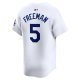 Men's Los Angeles Dodgers Freddie Freeman Nike White Home Limited Player Jersey