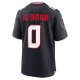 Men's Houston Texans Azeez Al-Shaair Nike  Navy Team Game Jersey